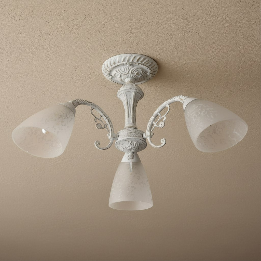 Люстра Reluce 74430-0.3-03, 3 лампы, E27, 120 Вт, стекло, до 6 кв.м