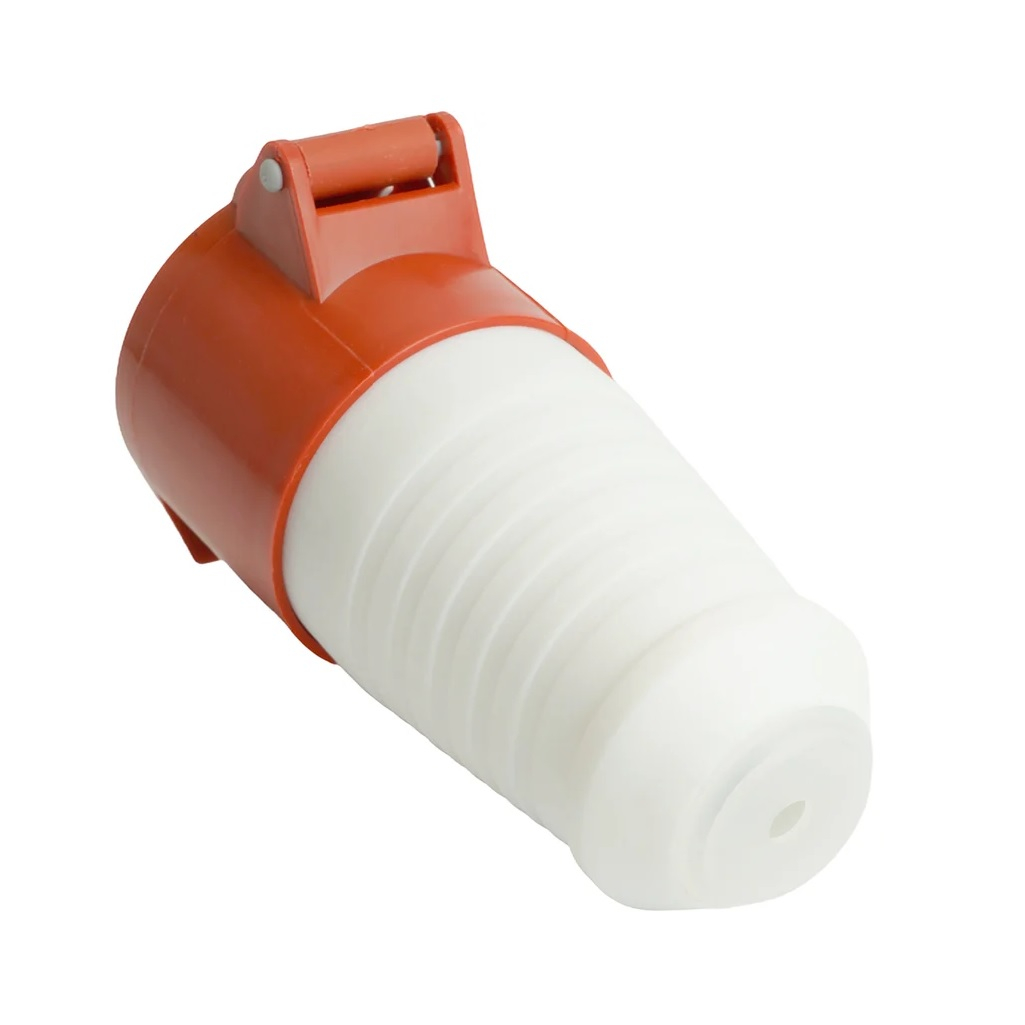 Розетка переносная Stekker ST-215 RST16-215-44 49441, с крышкой, 1-местная, с/з, 16А, 380В, 3P+PE+N, IP44