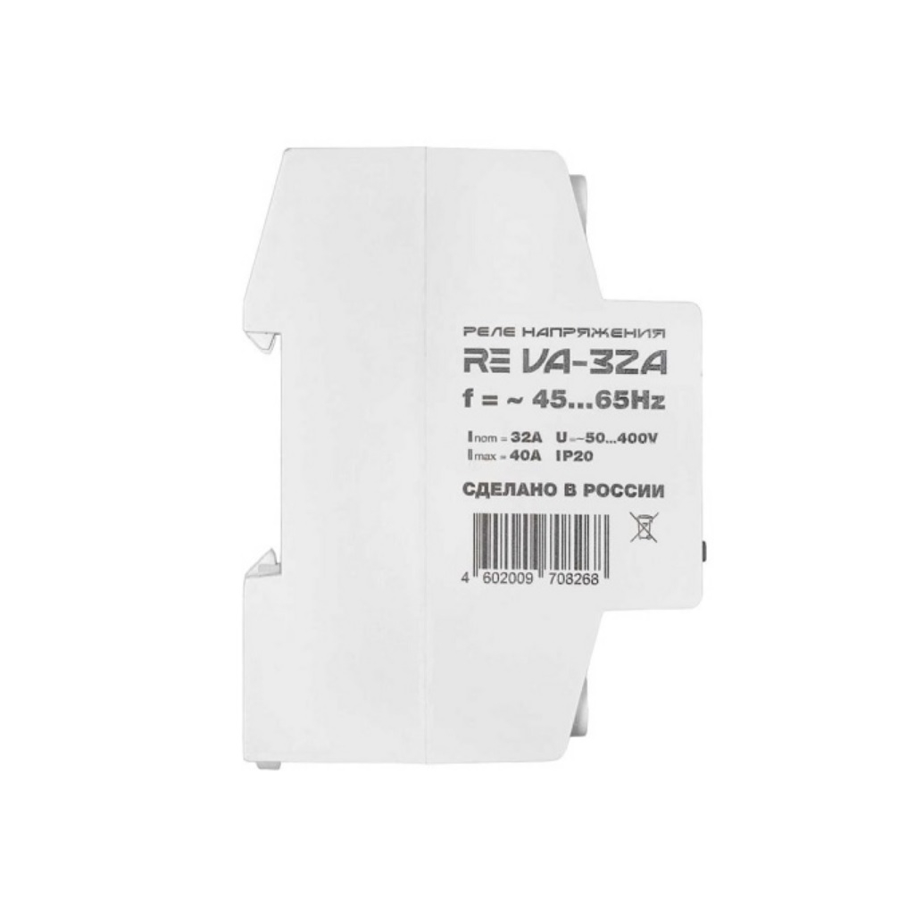Реле напряжения Rostokelectro RE VА-32А, 1314, с контролем тока, регулируемая яркость