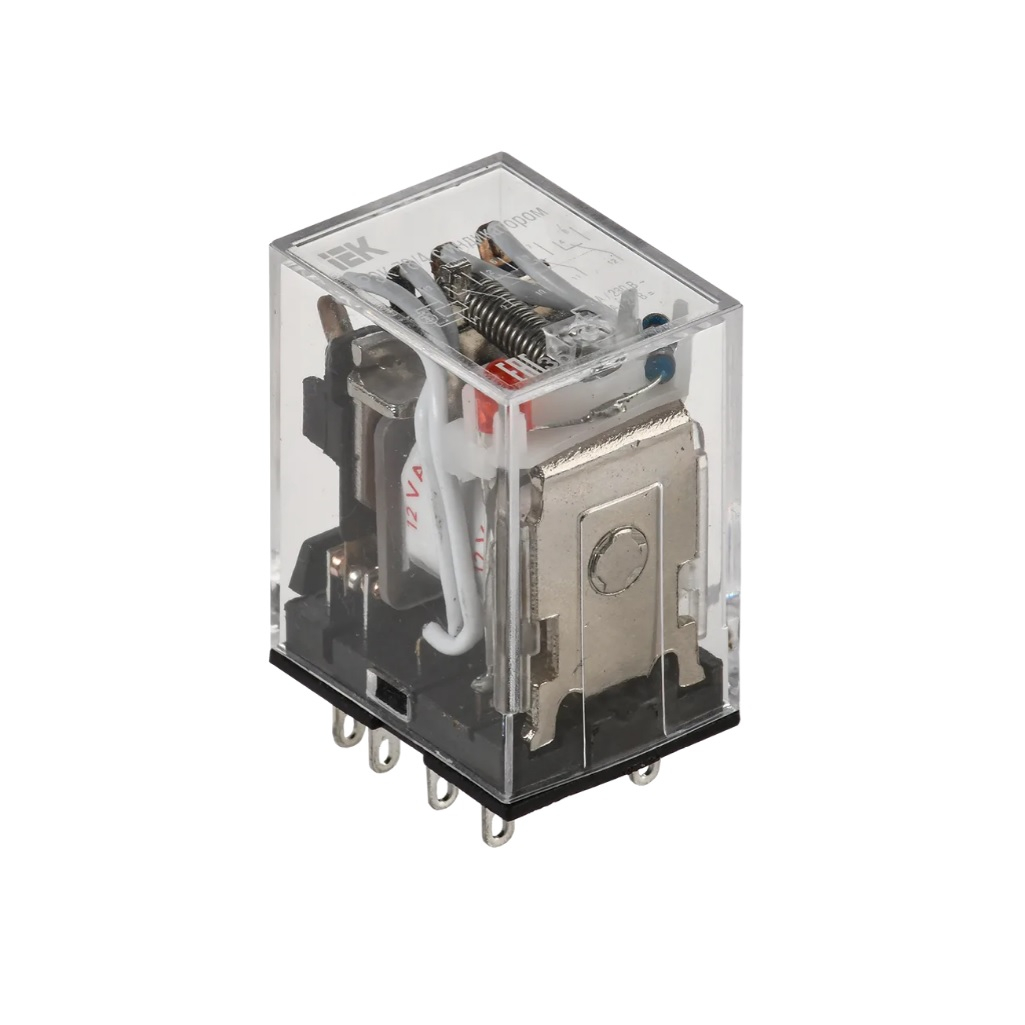 Реле промежуточное IEK РЭК 78-4, 3А, 12В, DC, модульное, RRP20-4-03-012D