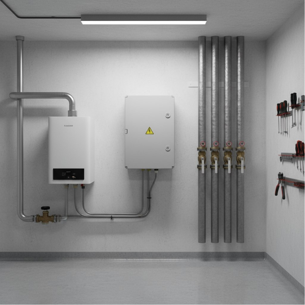 Корпус навесной KRZMI ЩМПпл, глухая дверь, IP65, 150х325х370 мм