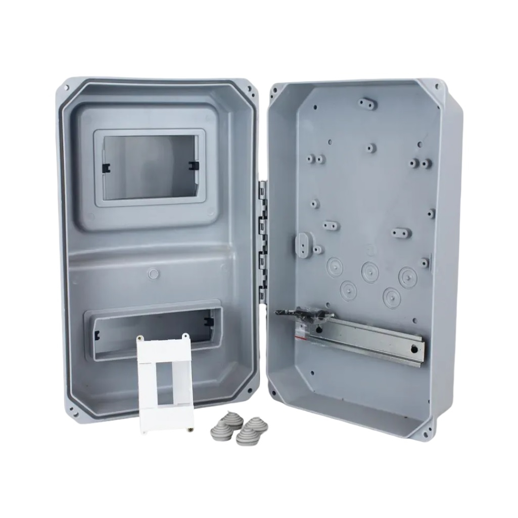 Корпус пластиковый KRZMI ВЩУ 3/8, KRZMI20, IP55, 8 модулей, смотровые окна в двери, ударопрочный полистирол