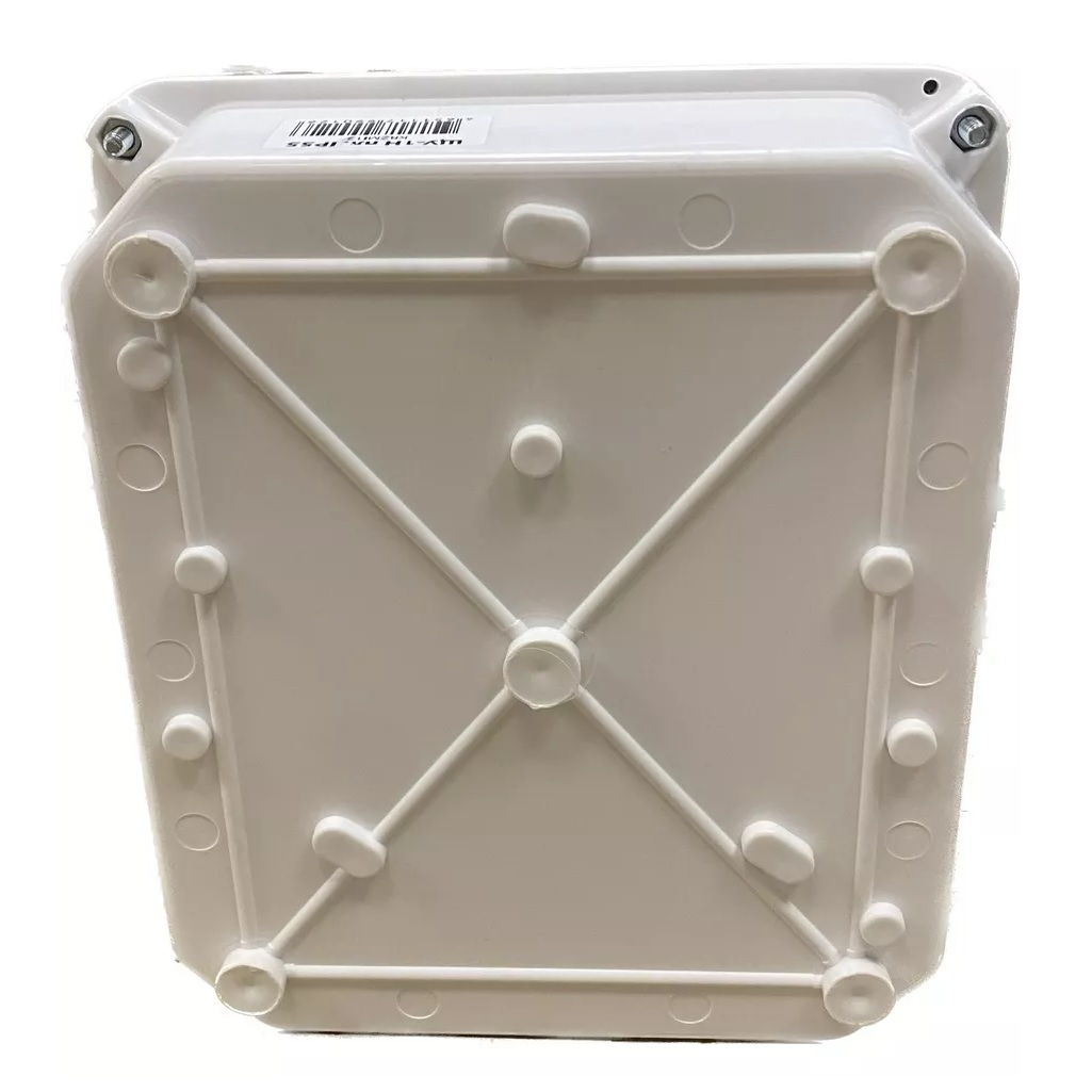 Корпус навесной KRZMI ЩУ-1Н, KRZMI12, IP55, прозрачная дверь, пластиковый, комплект для монтажа 