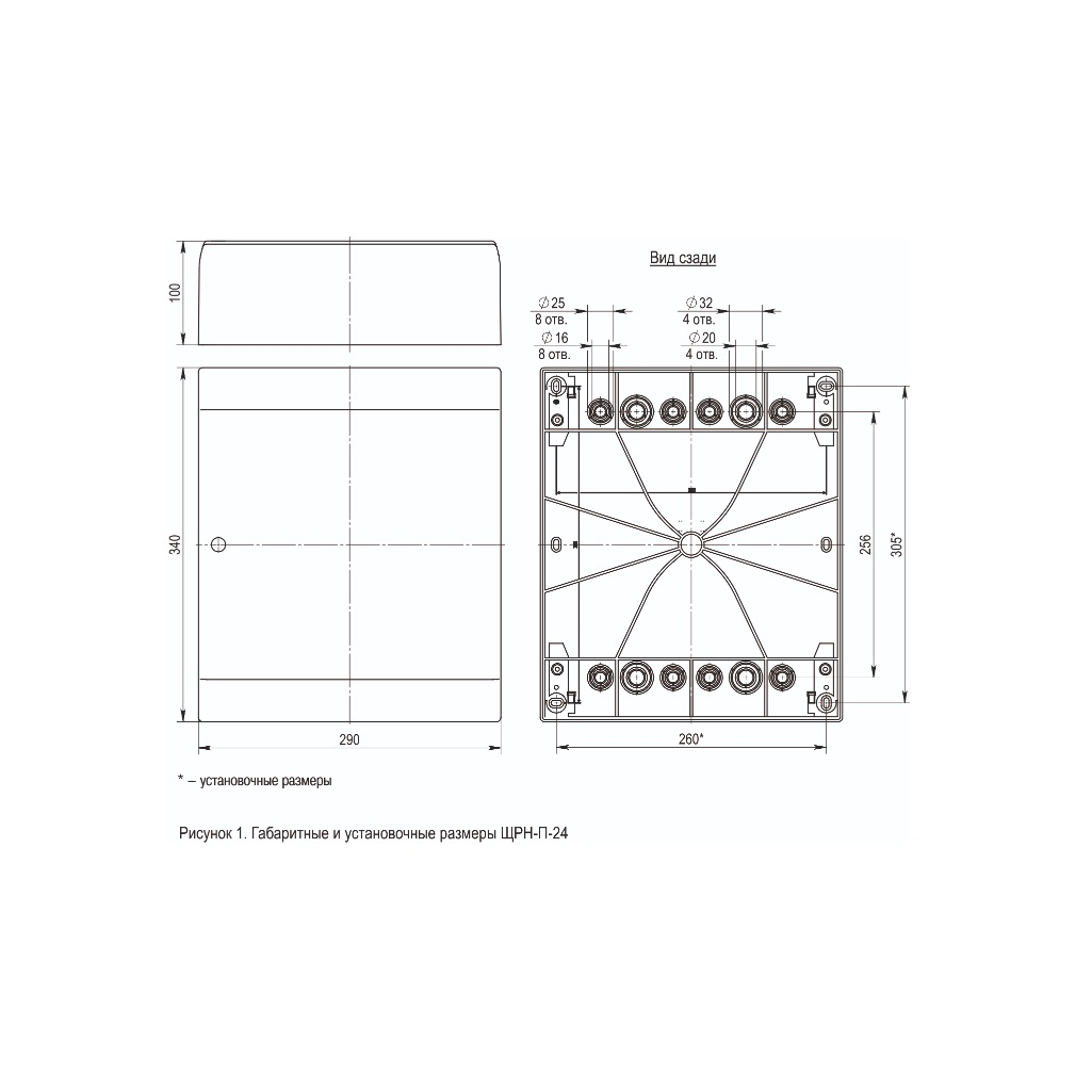 Корпус пластиковый навесной IEK Prime ЩРН-П-24, MKP13-N-01-24-41-K02, IP41, 24 модуля, черный 