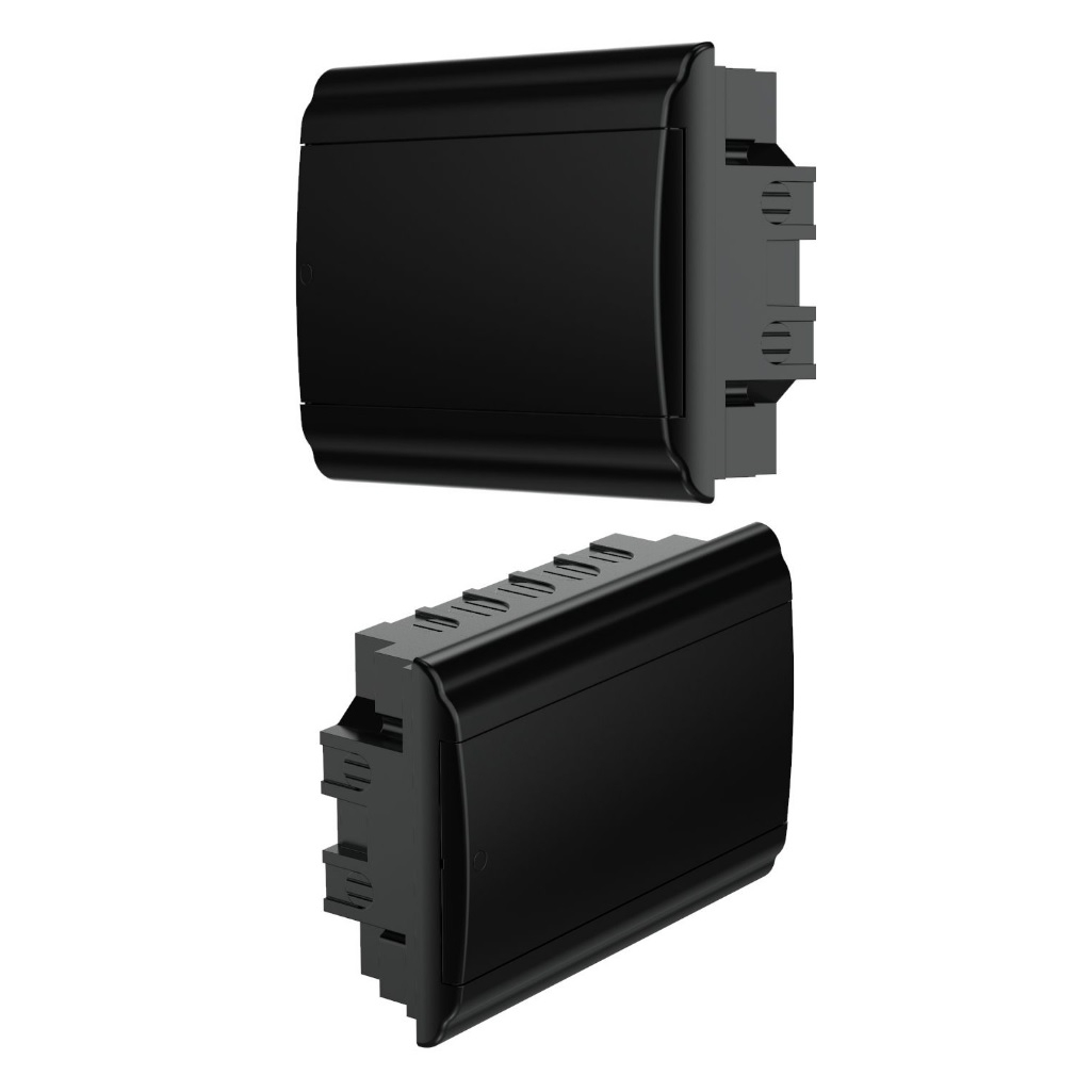 Корпус пластиковый встраиваемый IEK Prime РВ-П-12, IP41, MKP13-V-01-12-41-K02, черный