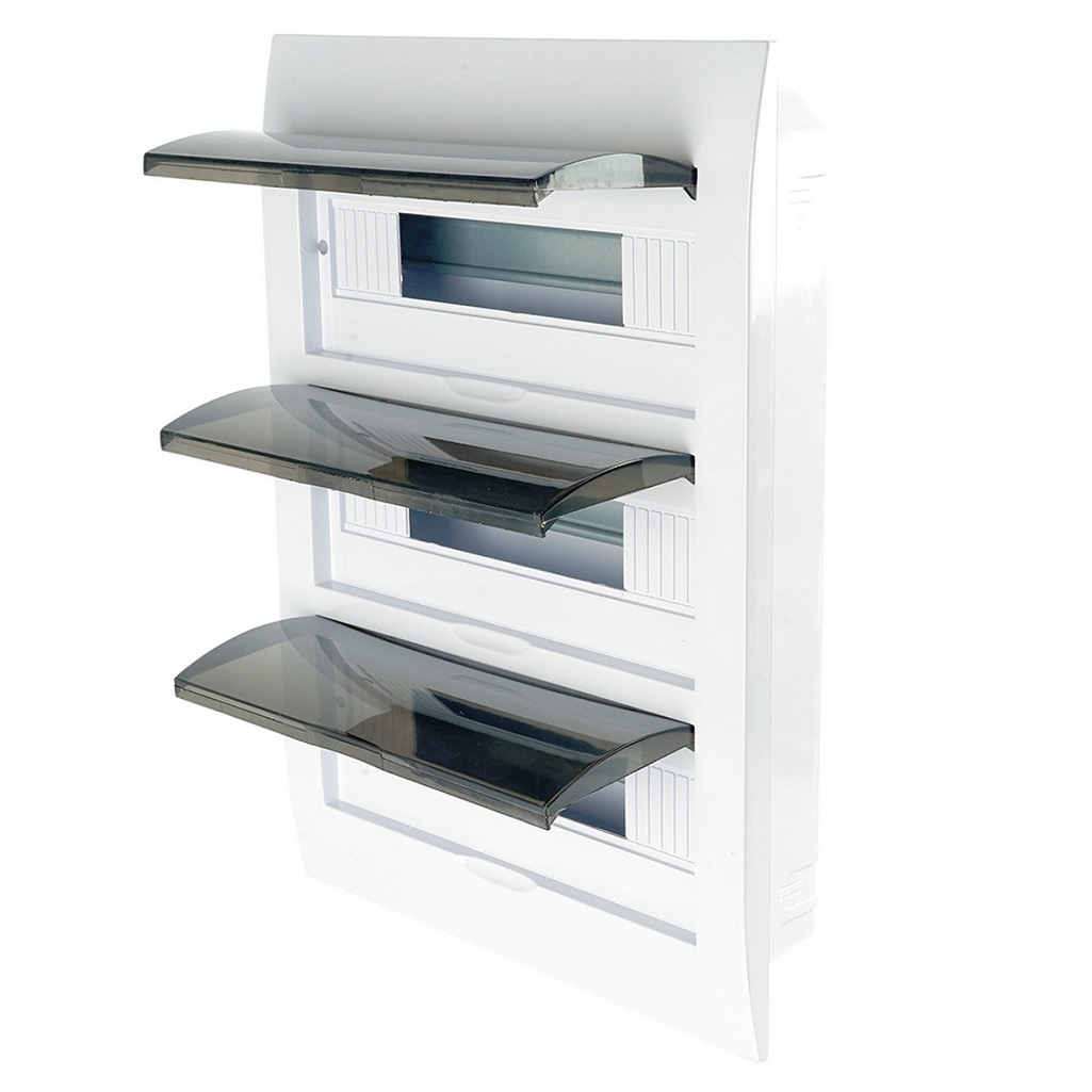 Бокс настенный Stekker ArcaLight 50517, EBX50-4/45-50, 45 модулей, белый, пластик