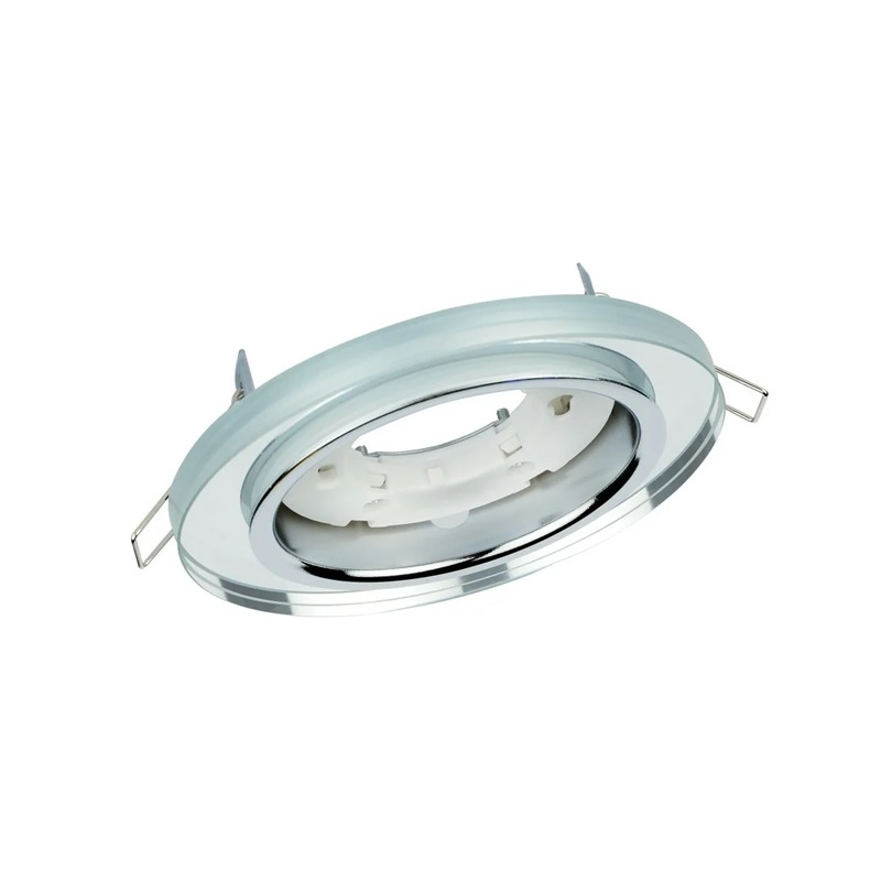 Светильник IN HOME встраиваемый GX53R-glass GX53 КРУГ зеркальный