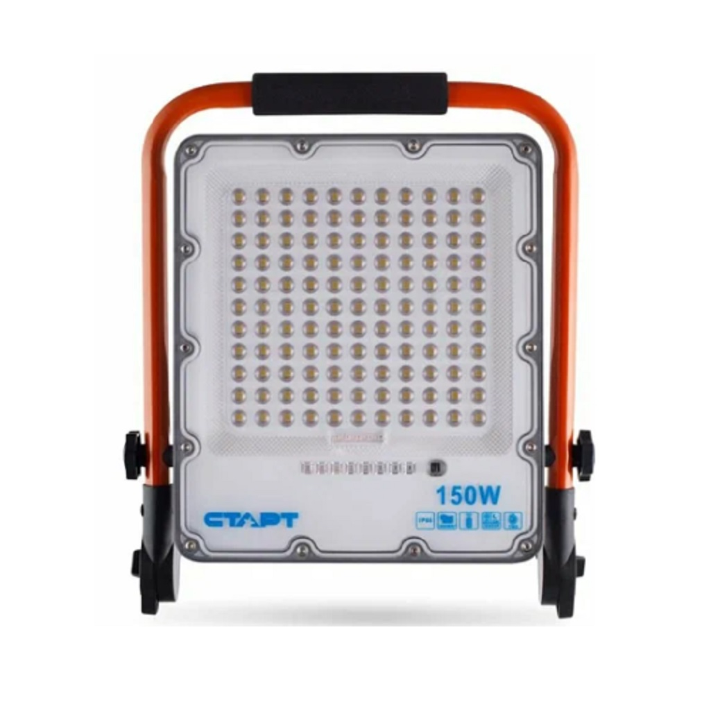 Прожектор светодиодный Старт, переносной, заряжаемый, 152 Вт, 6500 К, 12750 Лм, IP66