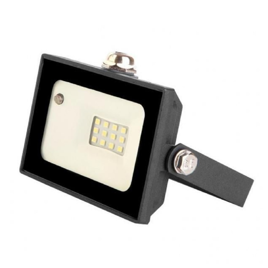 Прожектор светодиодный General GTAB-10-IP65-6500-S, 10 Вт, 6500К, IP65, датчик движения, черный