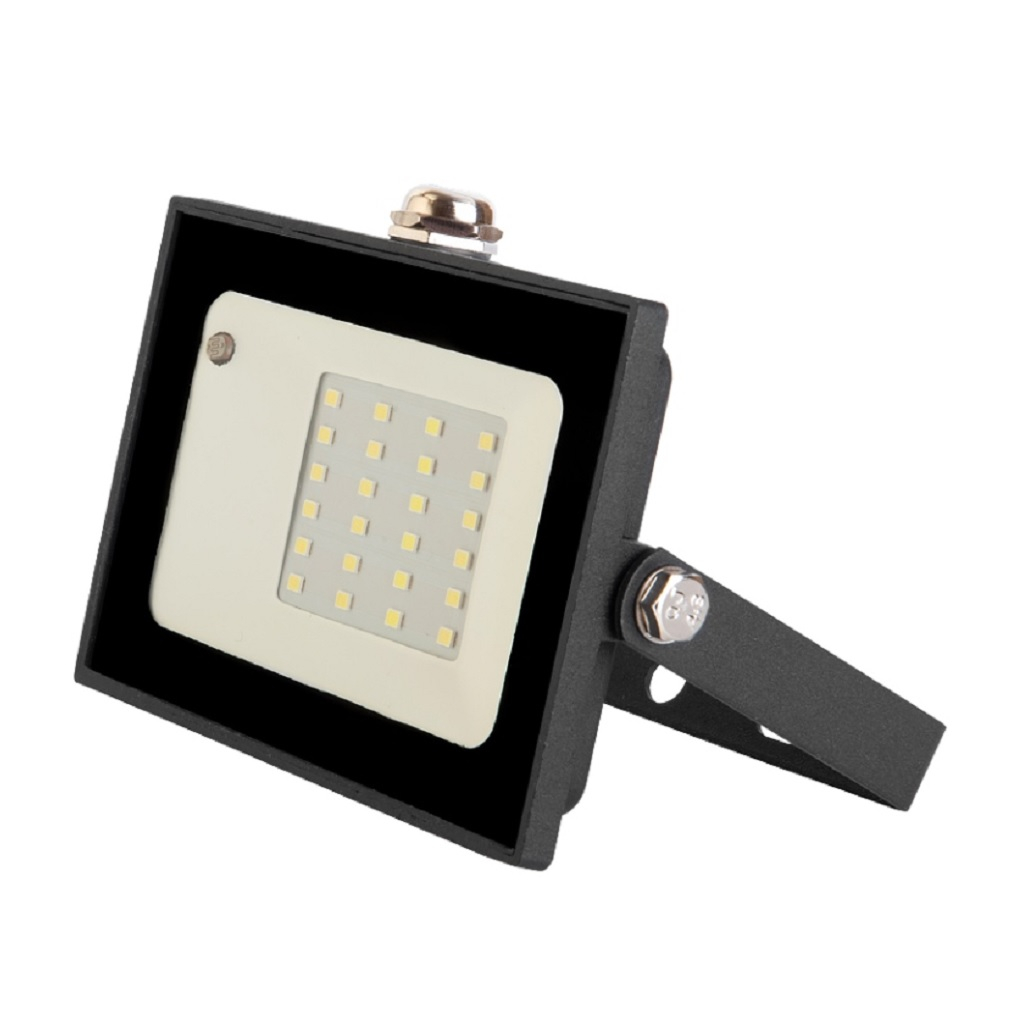 Прожектор светодиодный General GTAB-20-IP65-6500-S, 20 Вт, 6500К, IP65, датчик движения, черный