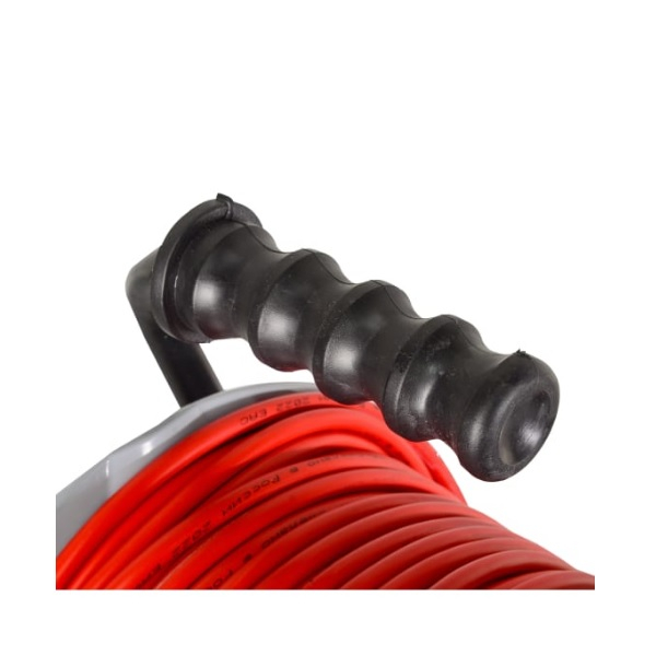 Удлинитель силовой Ресанта СУ-2х1-30/2ВР с выключателем, 1 розетка, IP44, 30 м, 2.2 кВт, на катушке