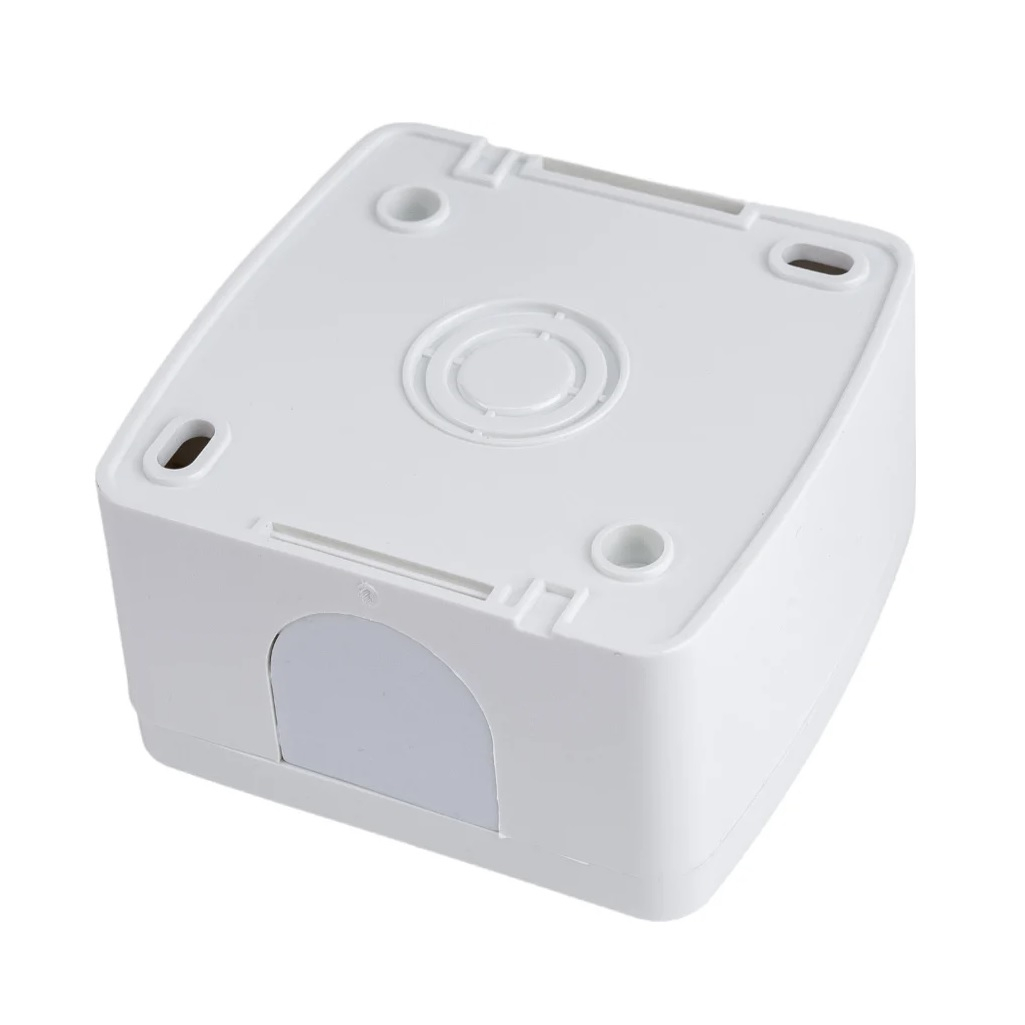 Выключатель двухклавишный TDM Electric Селигер SQ1818-0002, накладной, оконечный белый