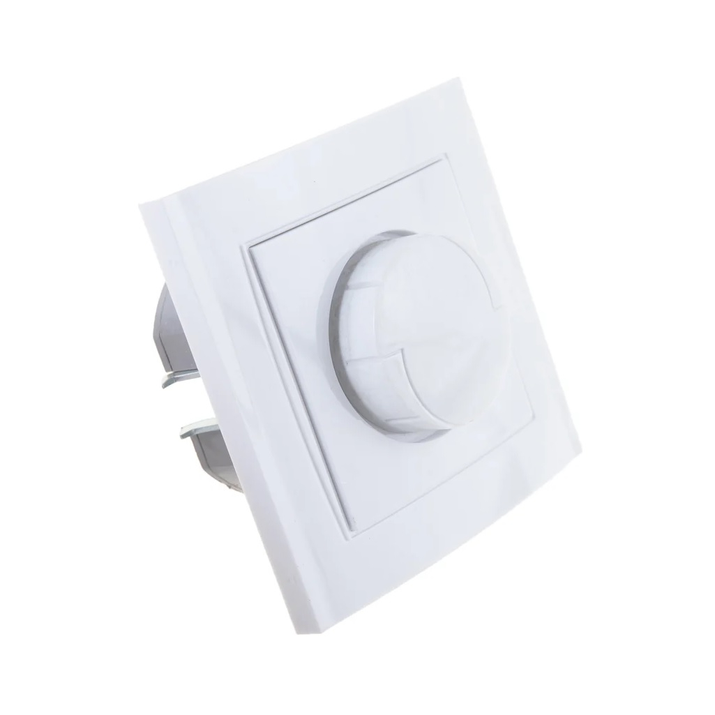 Диммер встраиваемый UNIVersal Бриллиант 7947427, СП, 500 Вт, поворотный, белый