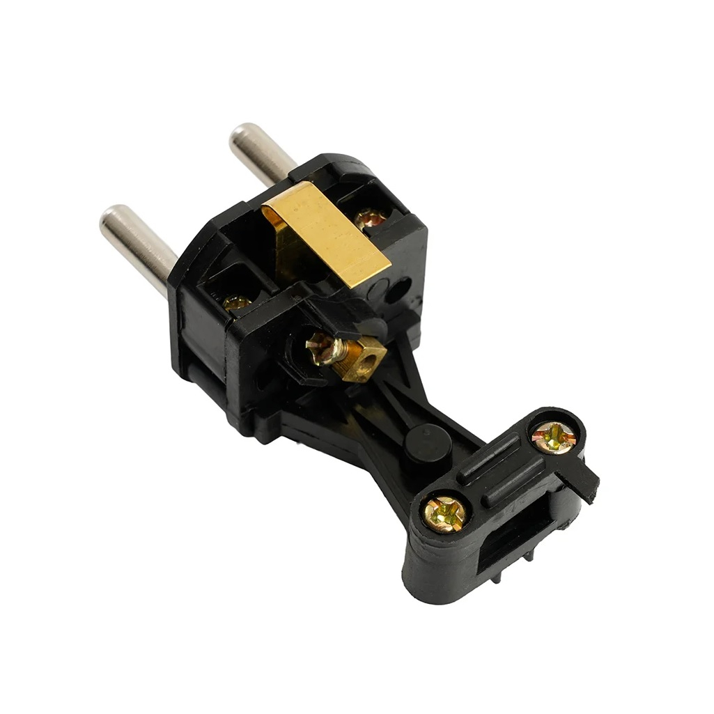 Вилка электрическая Stekker RPG16-21-441 Одри 39160, с заземлением, прямая, каучук, 16А, 250В, IP44, цвет красный  