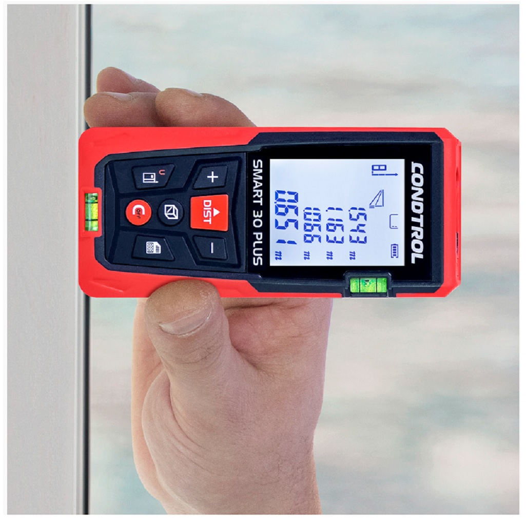 Дальномер лазерный Condtrol Smart 30 Plus для проведения измерений на расстоянии до 30 метров