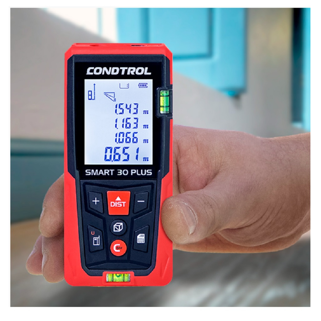Дальномер лазерный Condtrol Smart 30 Plus для проведения измерений на расстоянии до 30 метров
