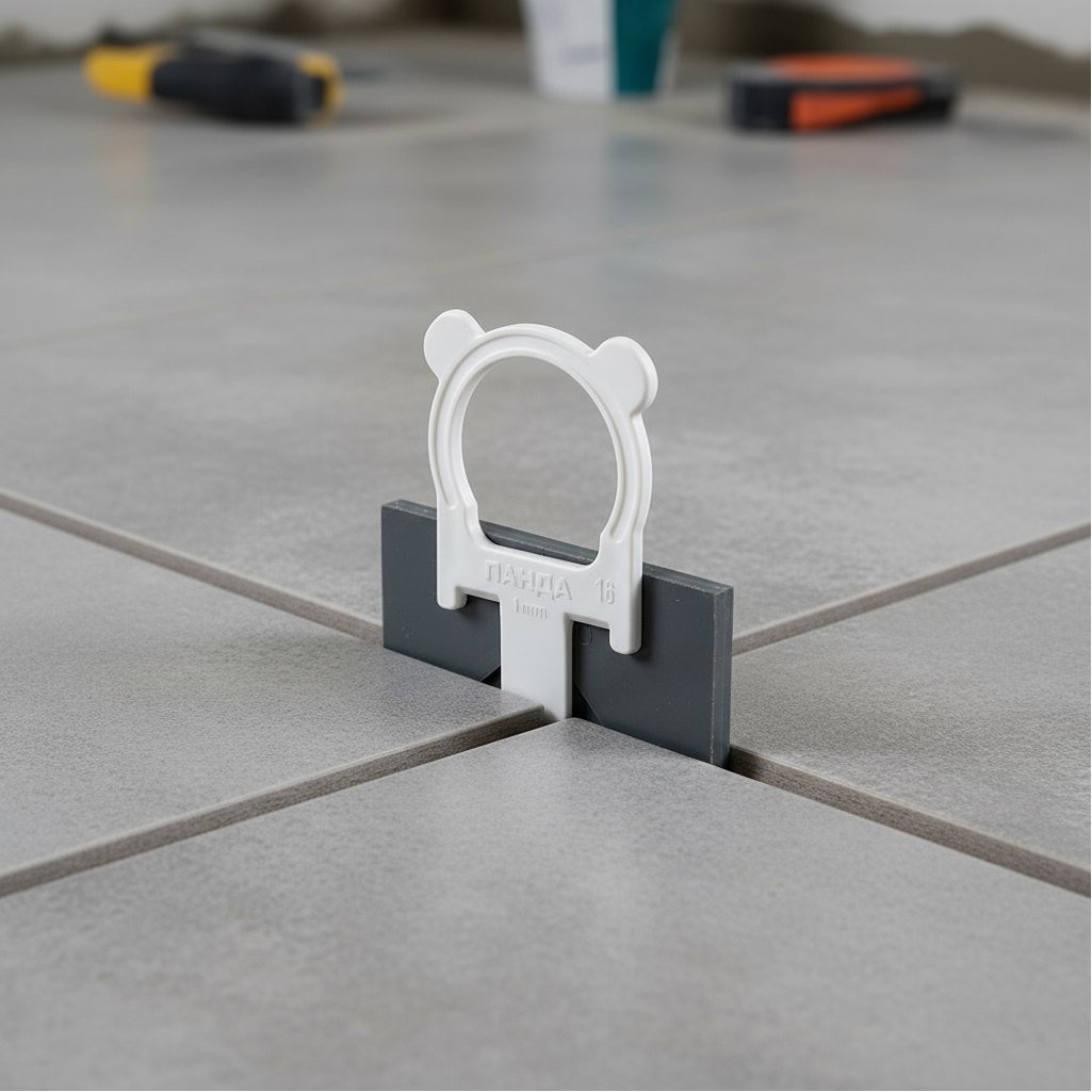 Зажим Decor 449-4100 Панда, для выравнивания плитки, 1 мм,  упаковке 100 штук