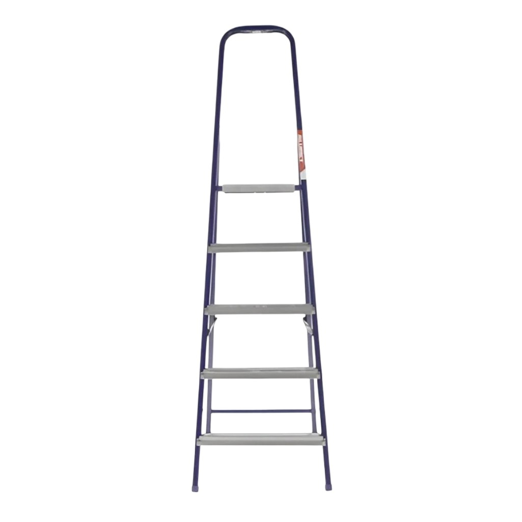 Лестница-стремянка Алюмет, 5 ступеней, 1 секция, стальная, нагрузка до 150 кг