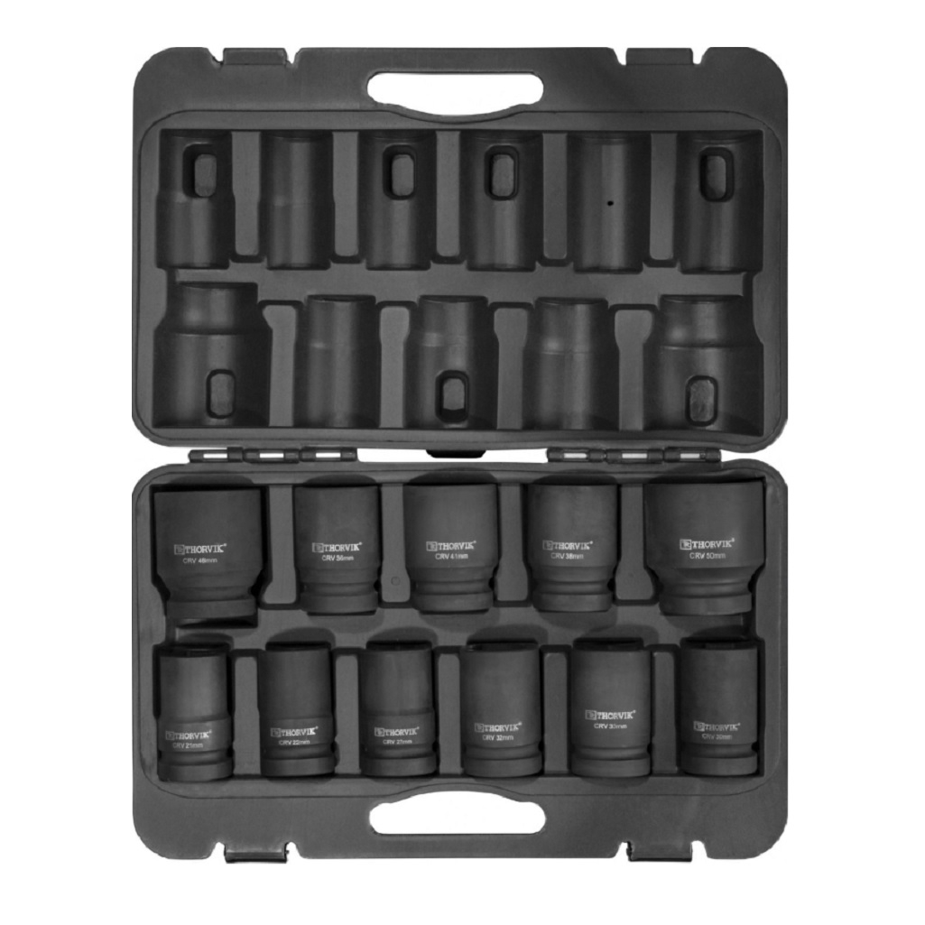 Набор головок Thorvik LSWS11S 21-50 мм, магнитное крепление, 11 предметов