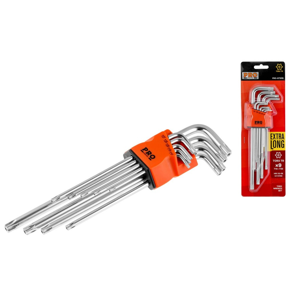 Набор ключей Torx, шестигранных Startul PRO-87309, экстрадлинные, в упаковке 9 штук