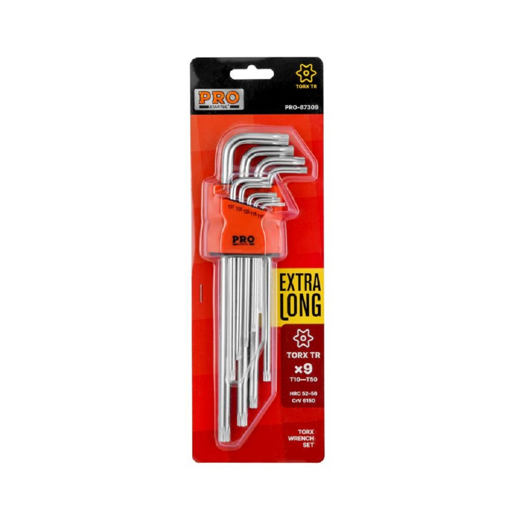 Набор ключей Torx, шестигранных Startul PRO-87309, экстрадлинные, в упаковке 9 штук