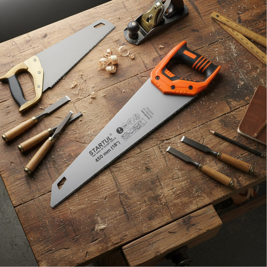 Ножовка по дереву Startul Standart ST4242-45, длина 450 мм, 7TPI