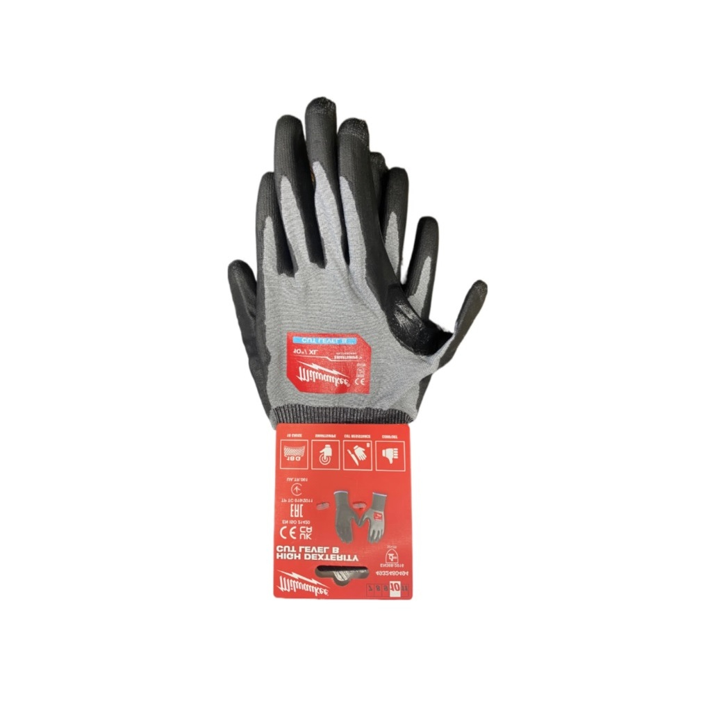 Перчатки защитные Milwaukee High Dexterity Cut Level B, 10/XL, 4932480494