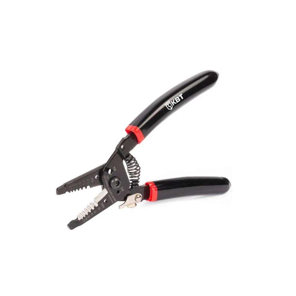 Инструмент для снятия изоляции и резки проводов КВТ WS-01C 55947, двухкомпонентные рукоятки