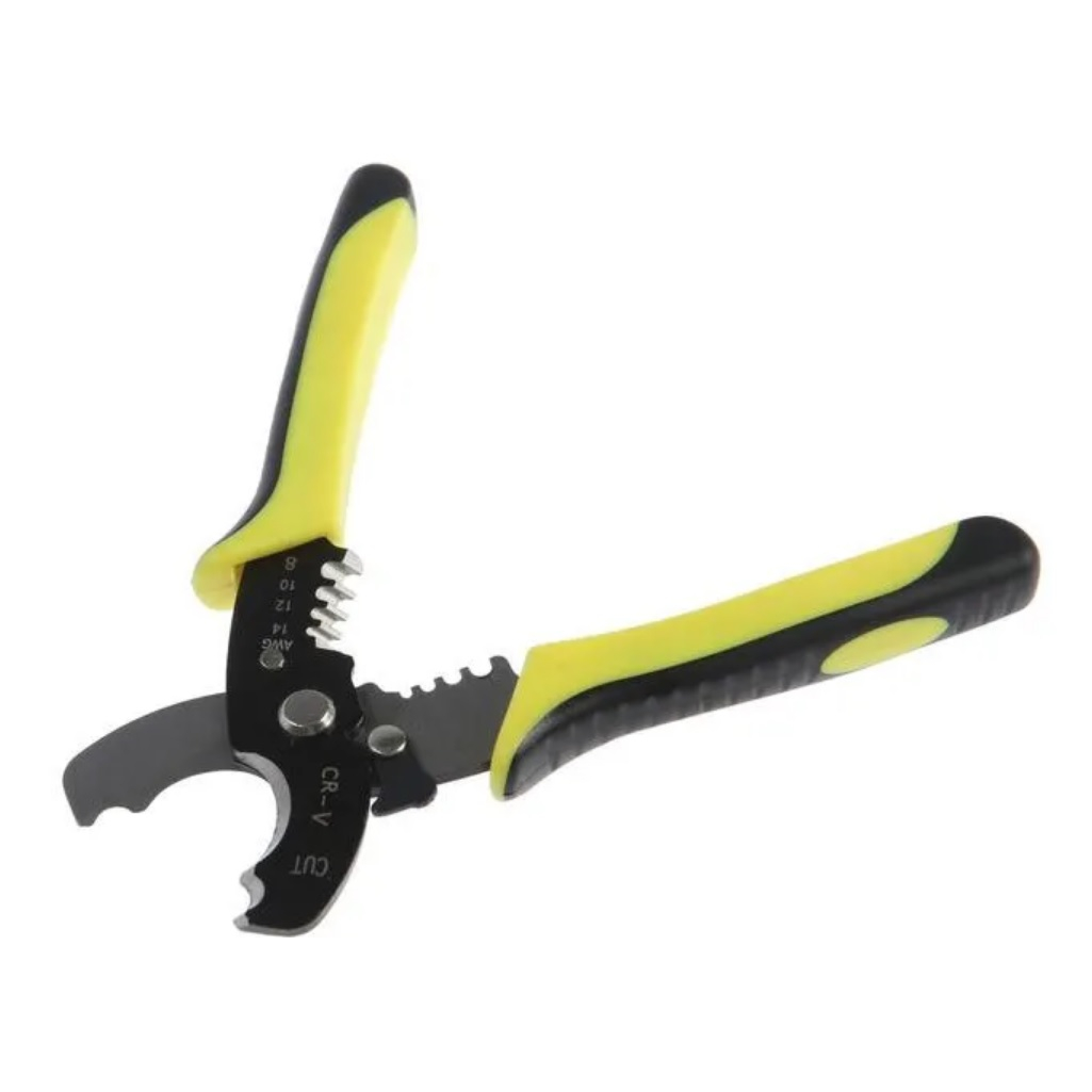 Кабелерез со съемником изоляции FIT 60051, 1.3-4.6 мм, 180 мм, мягкая оплетка ручек