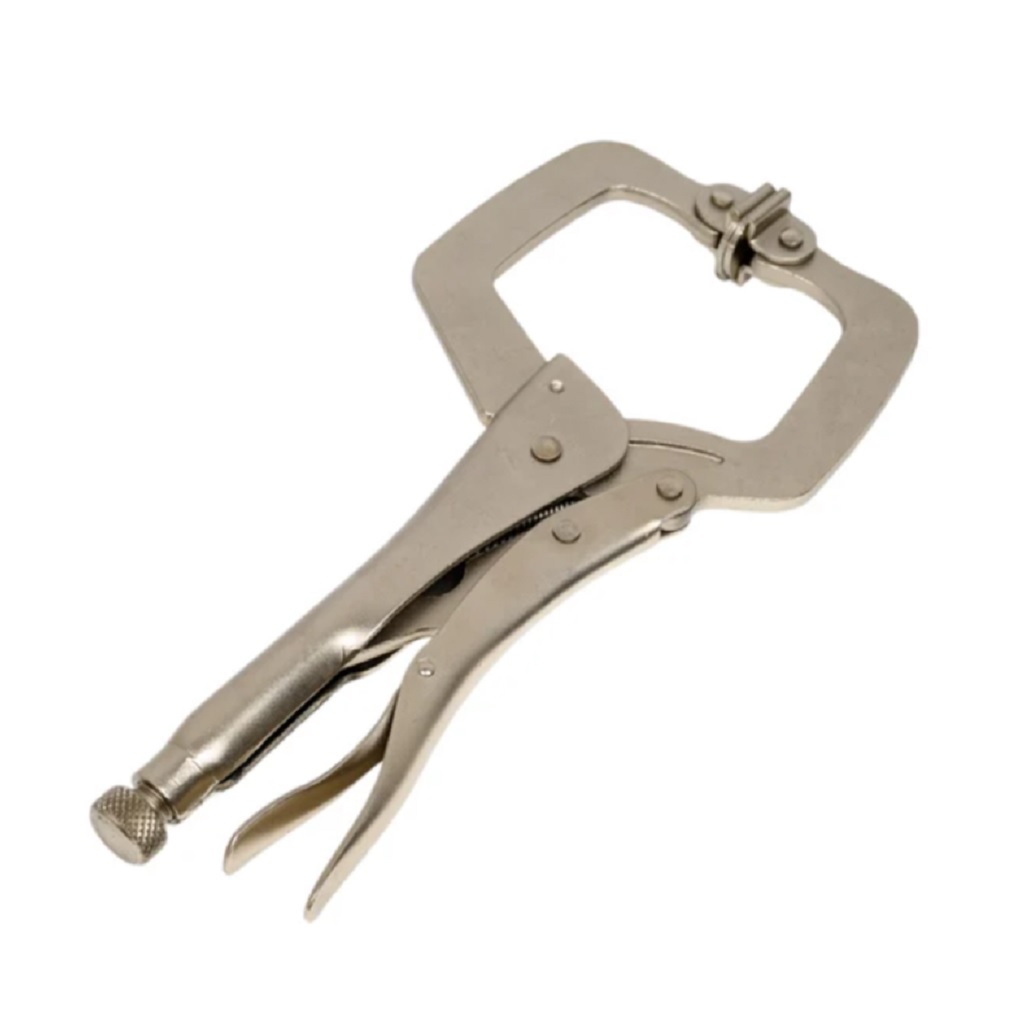 Зажим-струбцина с фиксатором Startul PRO-6056-01, прямые губки, 280 мм