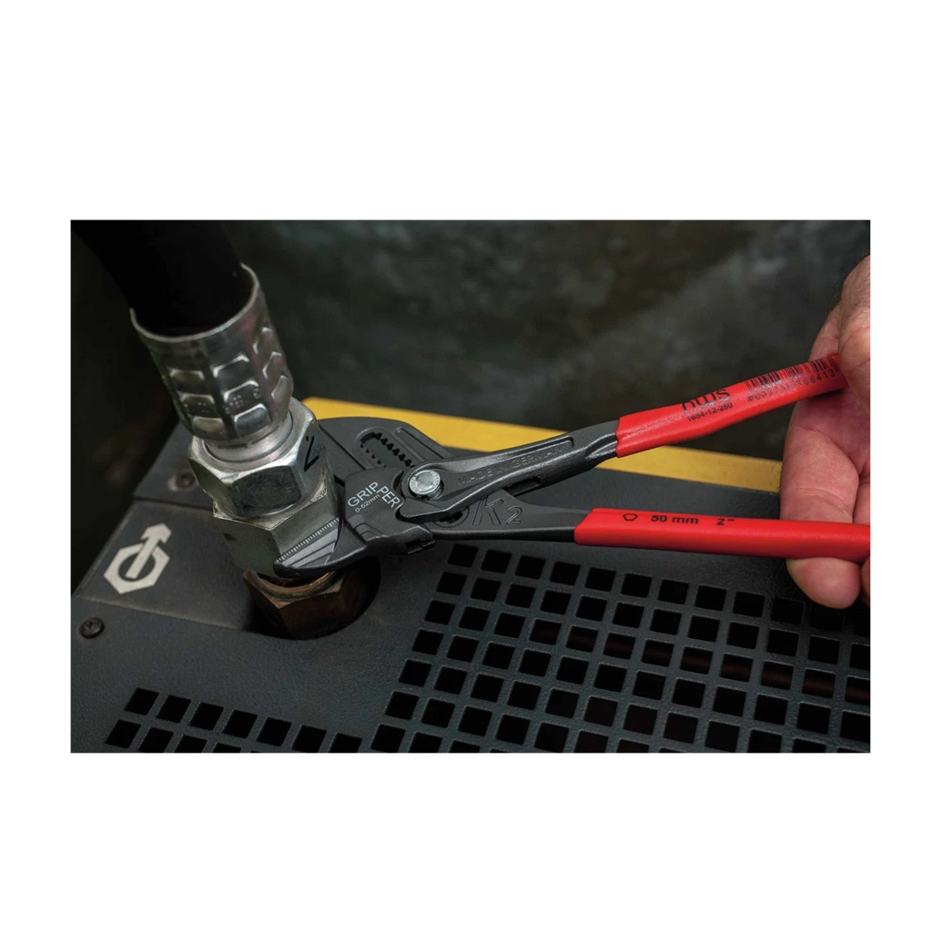 Клещи переставные NWS Gripper K2 1664-12-250 с кнопкой быстрой регулировки, сталь, 250 мм