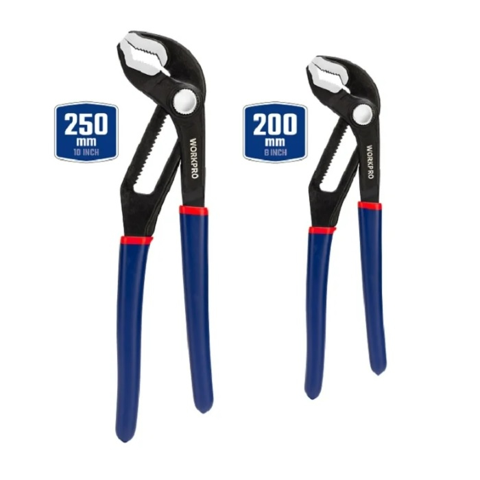 Набор переставных клещей Workpro 200 и 250 мм 2 шт. WP2010005