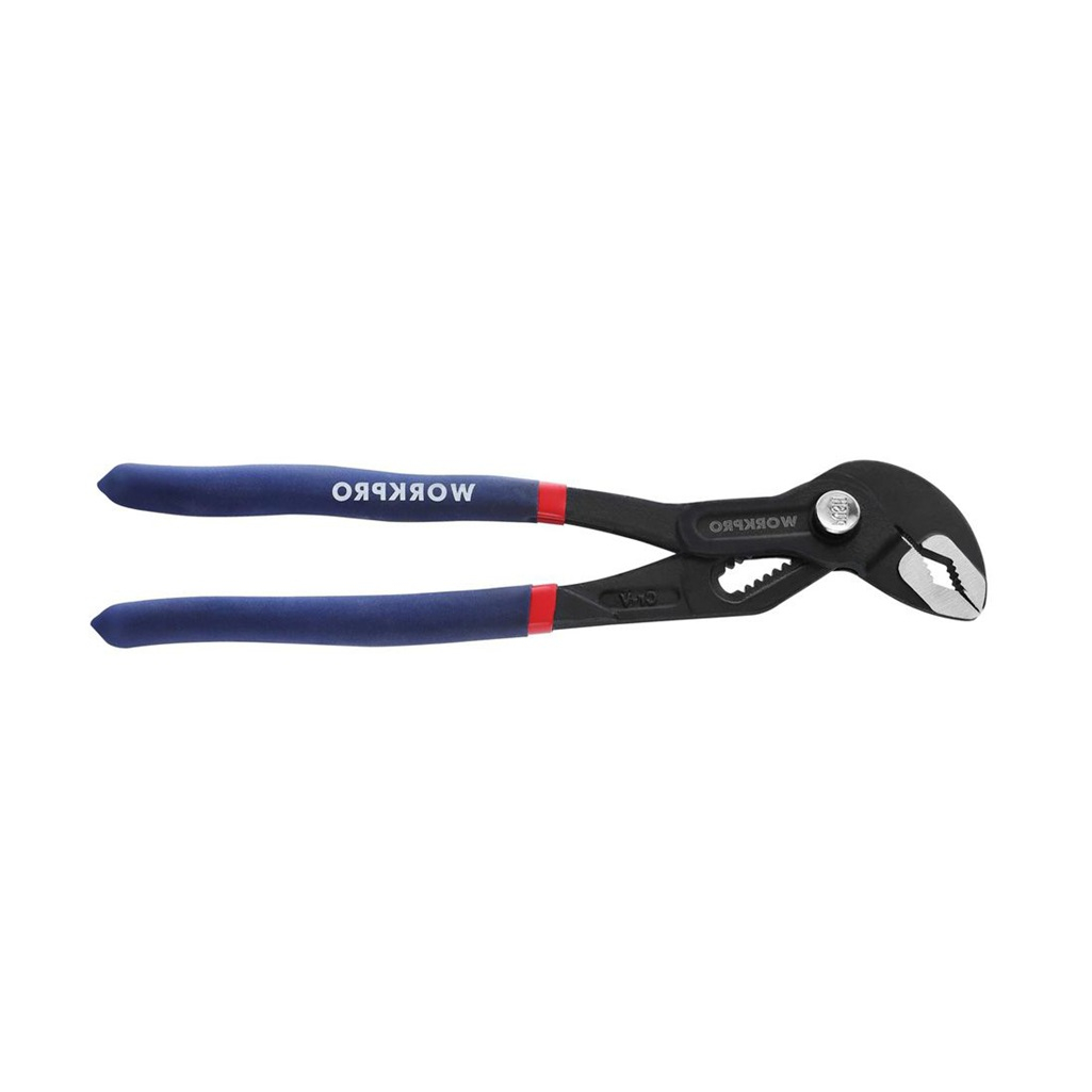 Клещи переставные Workpro WP231163 с кнопкой быстрой регулировки, сталь, 180 мм