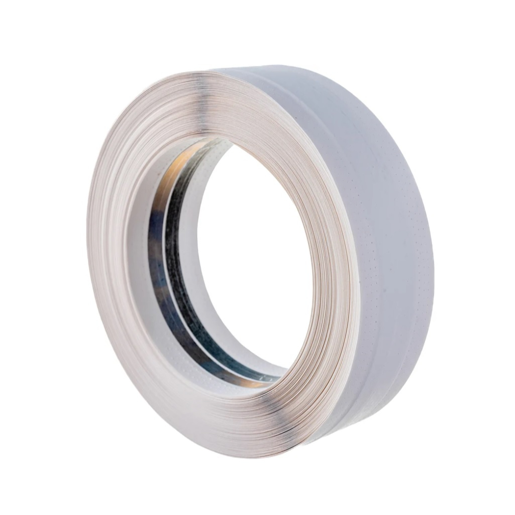 Лента Сибртех 88731, углоформирующая, металлизированная, белая, 50 мм x 30 м