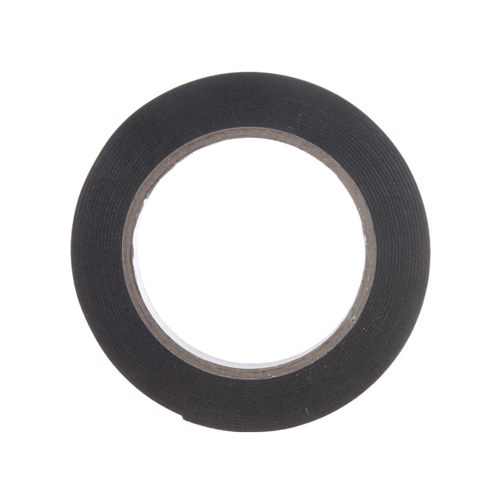 Лента клейкая Matrix 89084 на вспененной основе, усиленная, двусторонняя, чёрная, 19 мм х 5 м