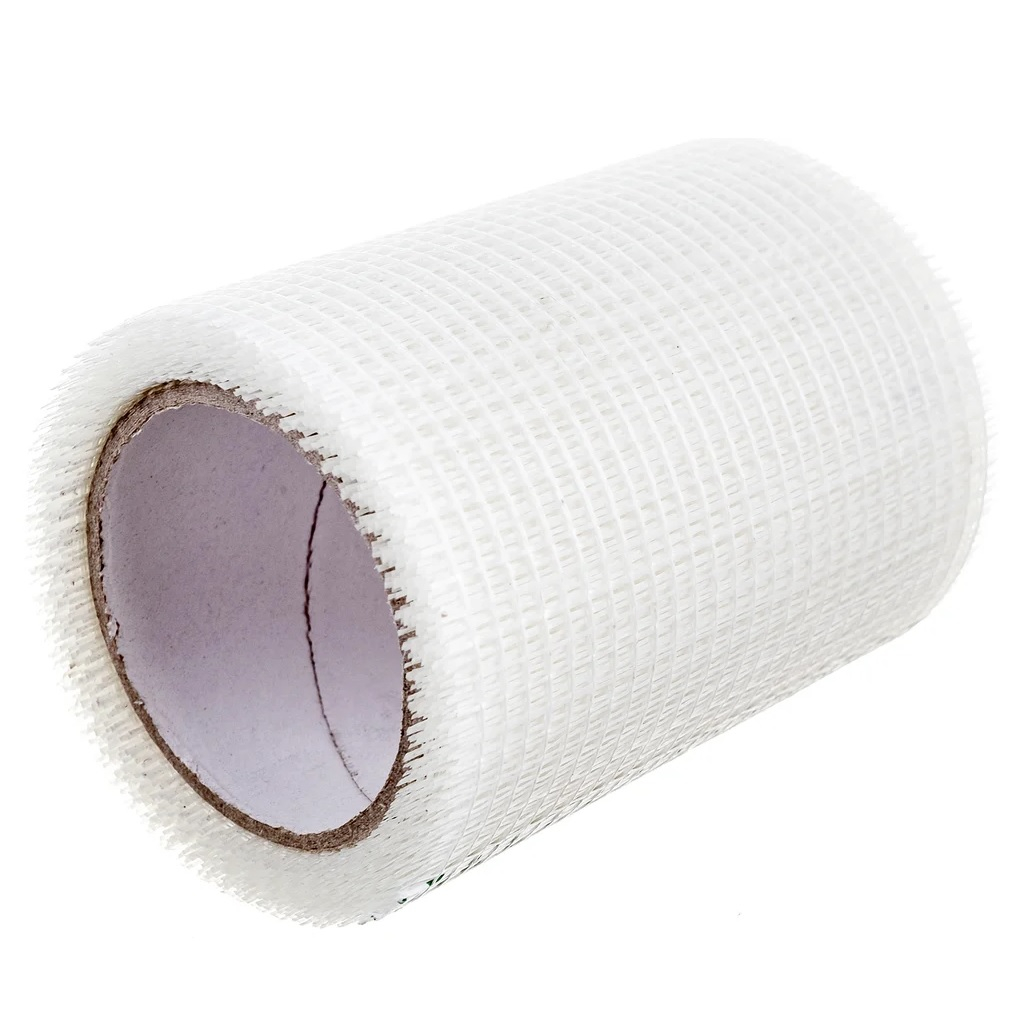 Лента стеклотканевая Matrix 89006, самоклеящаяся Серпянка, ширина 100 мм, длина 10 м, цвет белый