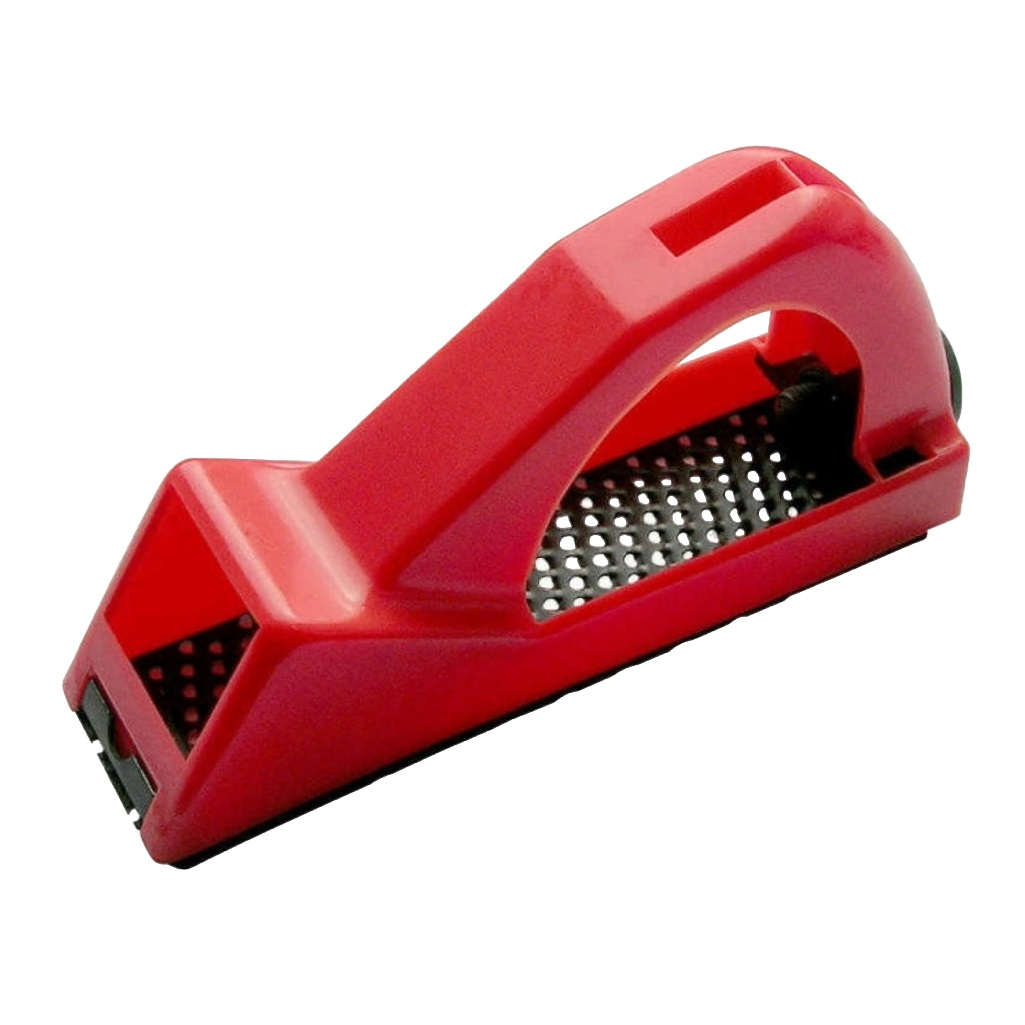 Рубанок обдирочный по гипсокартону Toolberg 3305002, 40х140 мм, пластик, сталь, цвет красный