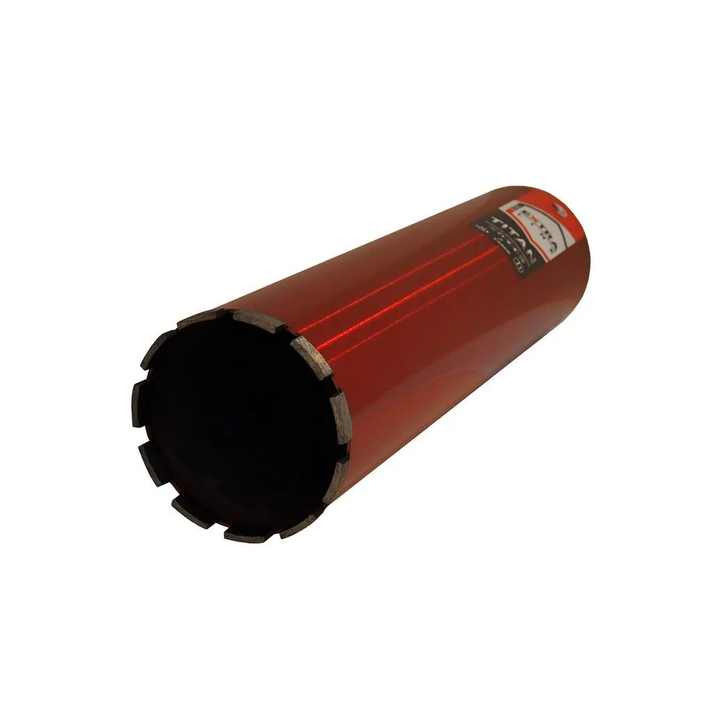 Сверло алмазное по бетону DIAM Extra Line Titan HIT 313039, 112х450х9х1 1/4UNC, сегментное, сухое сверление