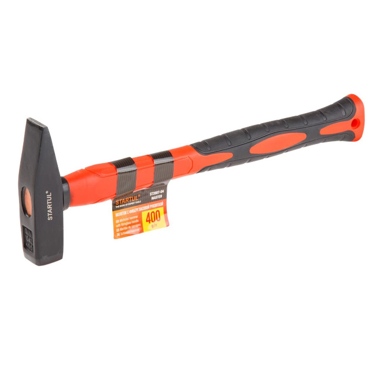 Молоток с фиберглассовой рукояткой STARTUL ST2007-04 400 г