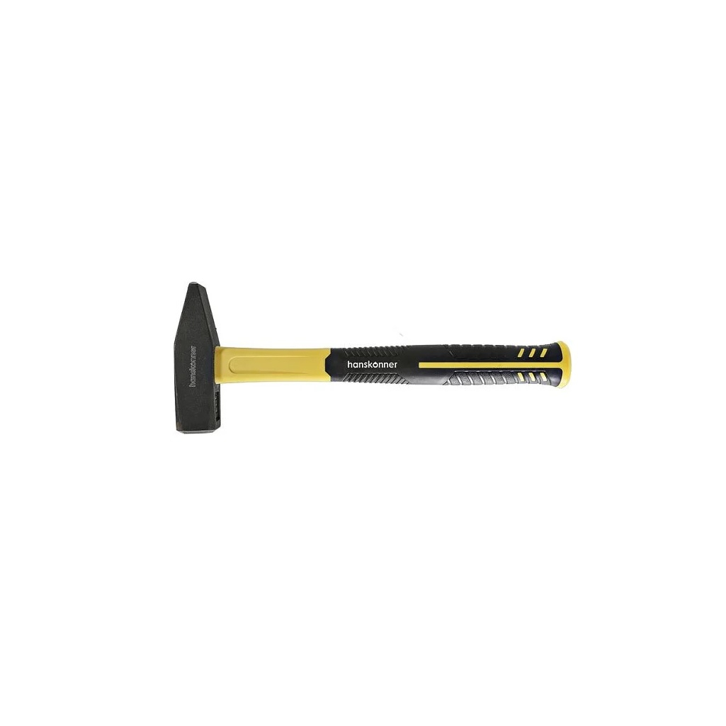 Молоток Hanskonner HK1010-83-300, 300 гр, кованый боек, фиберглассовая рукоятка
