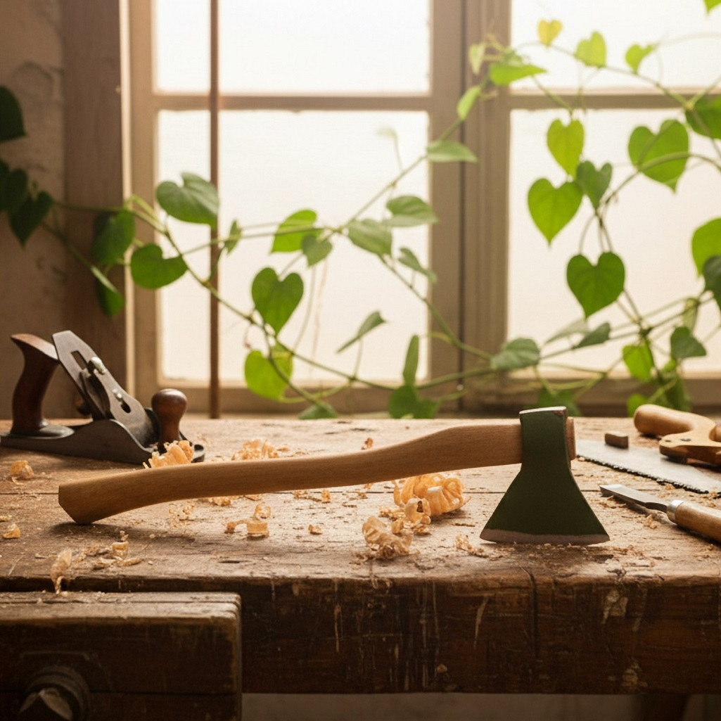 Топор кованый Сибртех 21608, в сборе, деревянное топорище, Б2, 400 мм, 800/1050 г