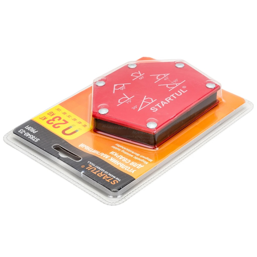 Угольник магнитный Startul Profi ST8540-23, для сварки, 23 кг