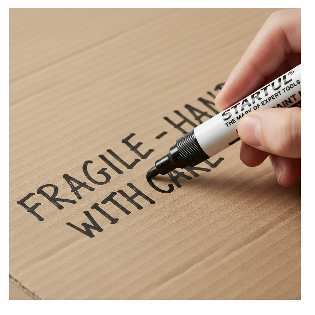 Маркер строительный Startul The mark of expert tools ST4360-02, черный