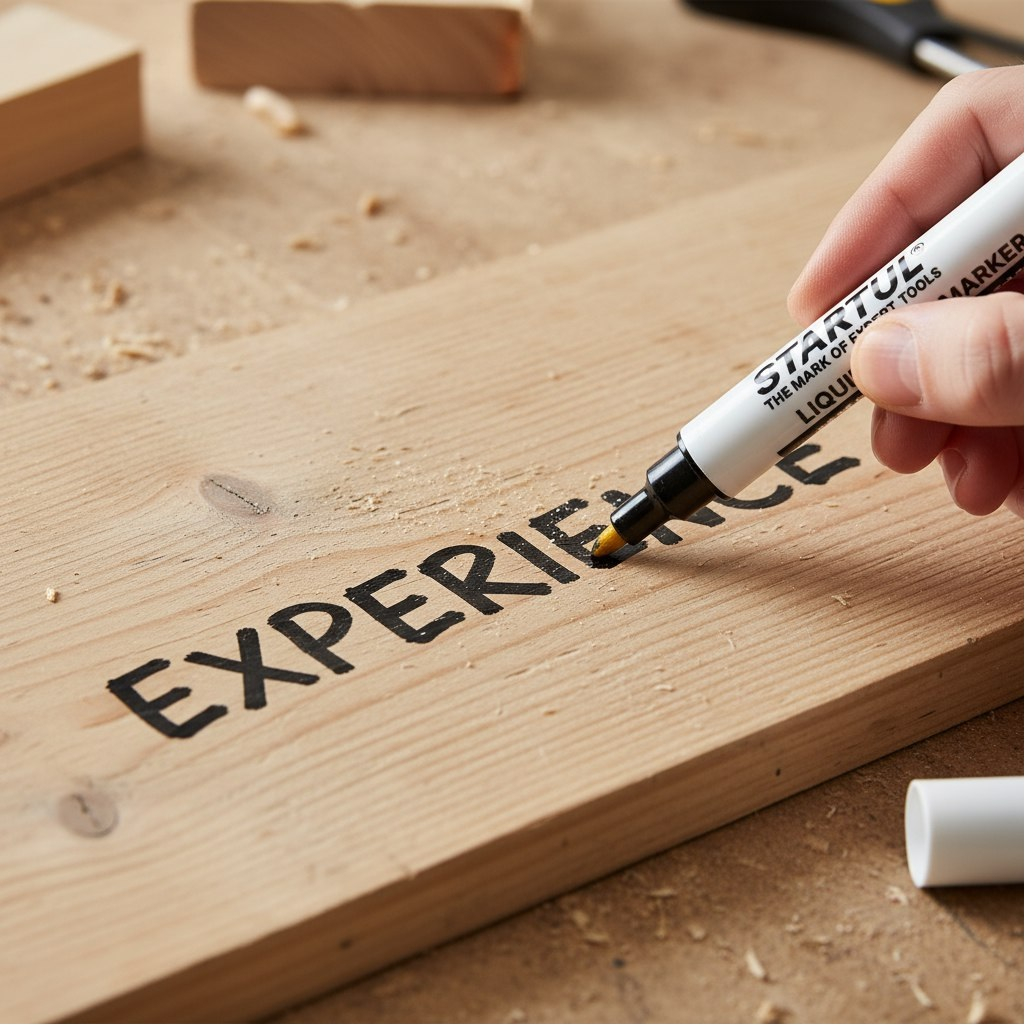 Маркер строительный Startul The mark of expert tools ST4360-02, черный