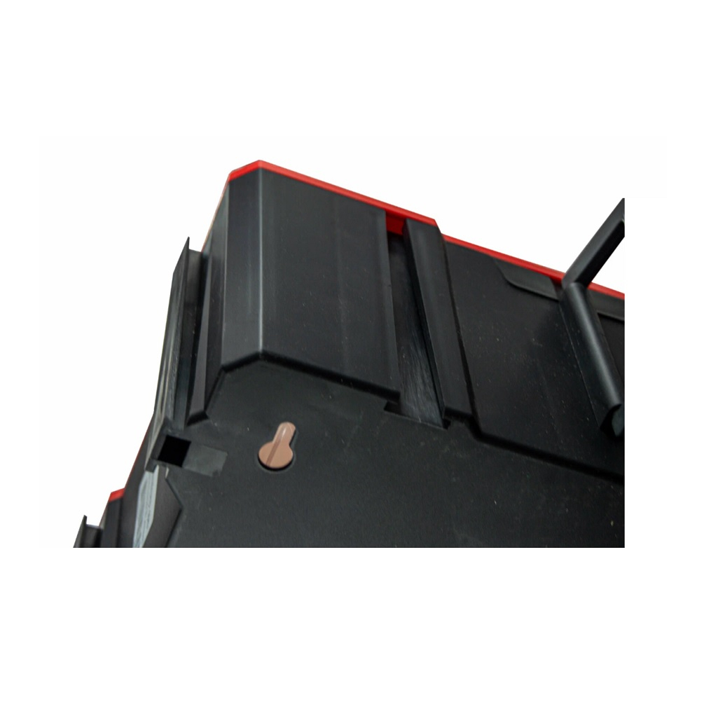 Ящик для инструментов 06431, вертикальный, 10 ячеек, красный, 160х250х300