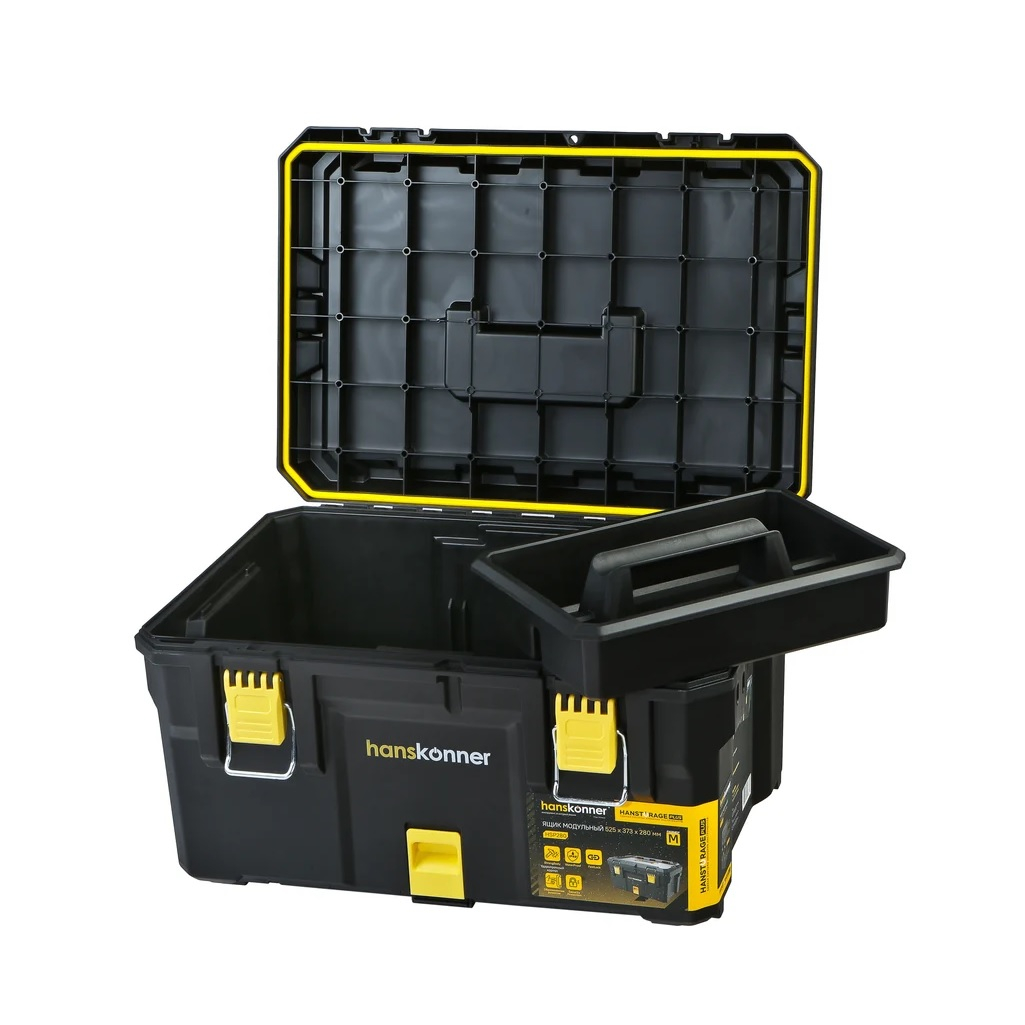 Ящик для инструмента Hanskonner Plus HSP280, модульный, размер M, единая система хранения