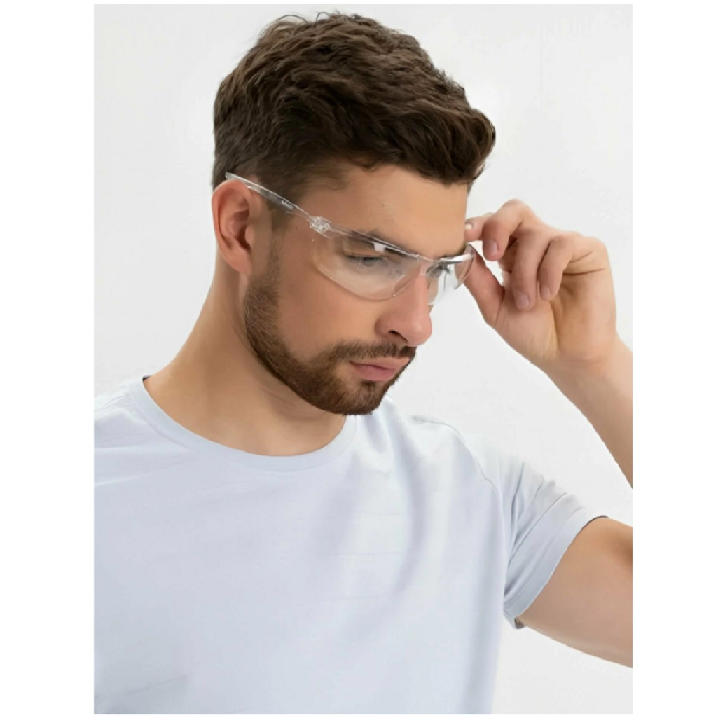 Очки защитные РОСОМЗ О88 Surgut 18830, стойкое стекло, открытые, прозрачные