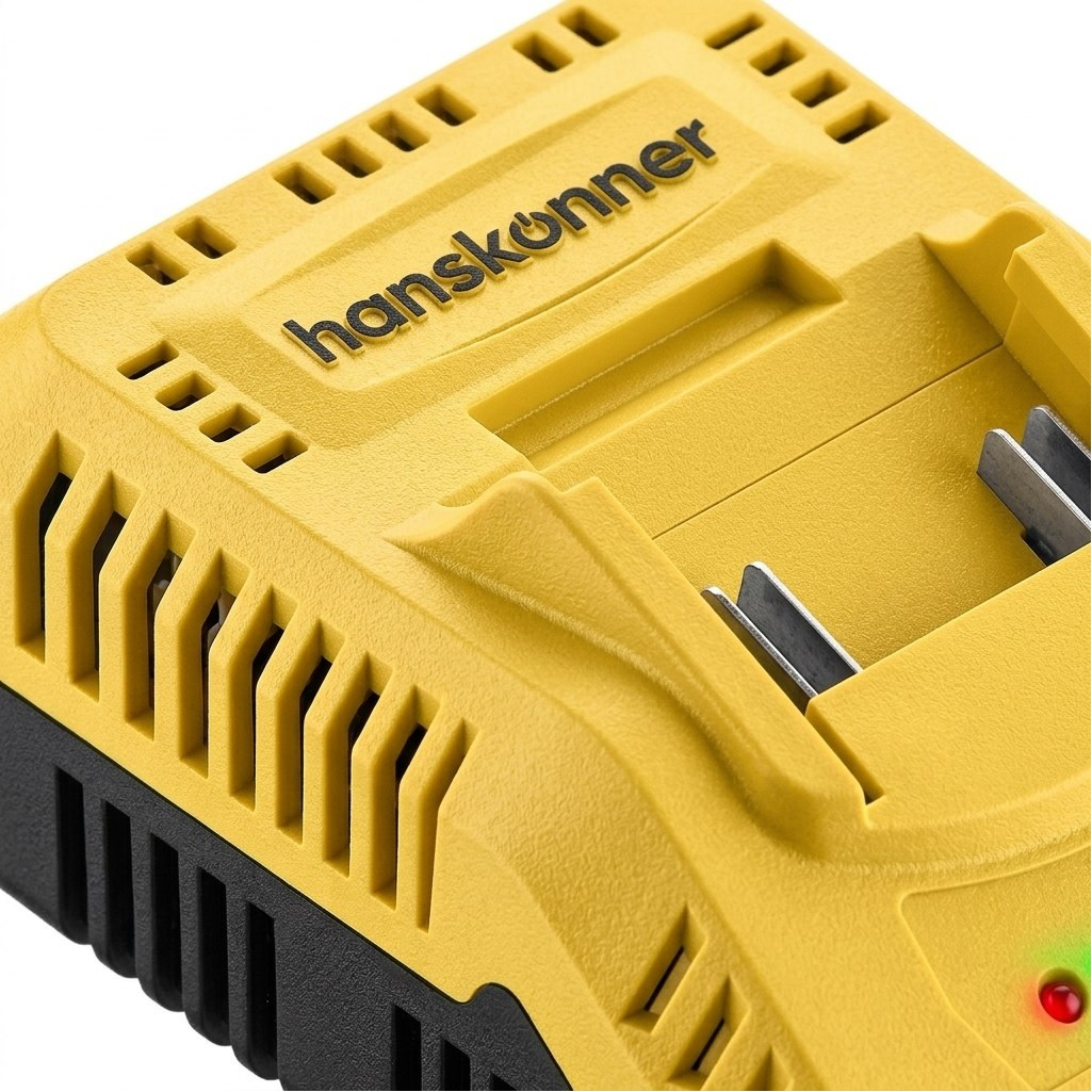 Устройство зарядное Hanskonner 1BatterySystem HBC2004C, с охлаждением, 18В, 4.0 A