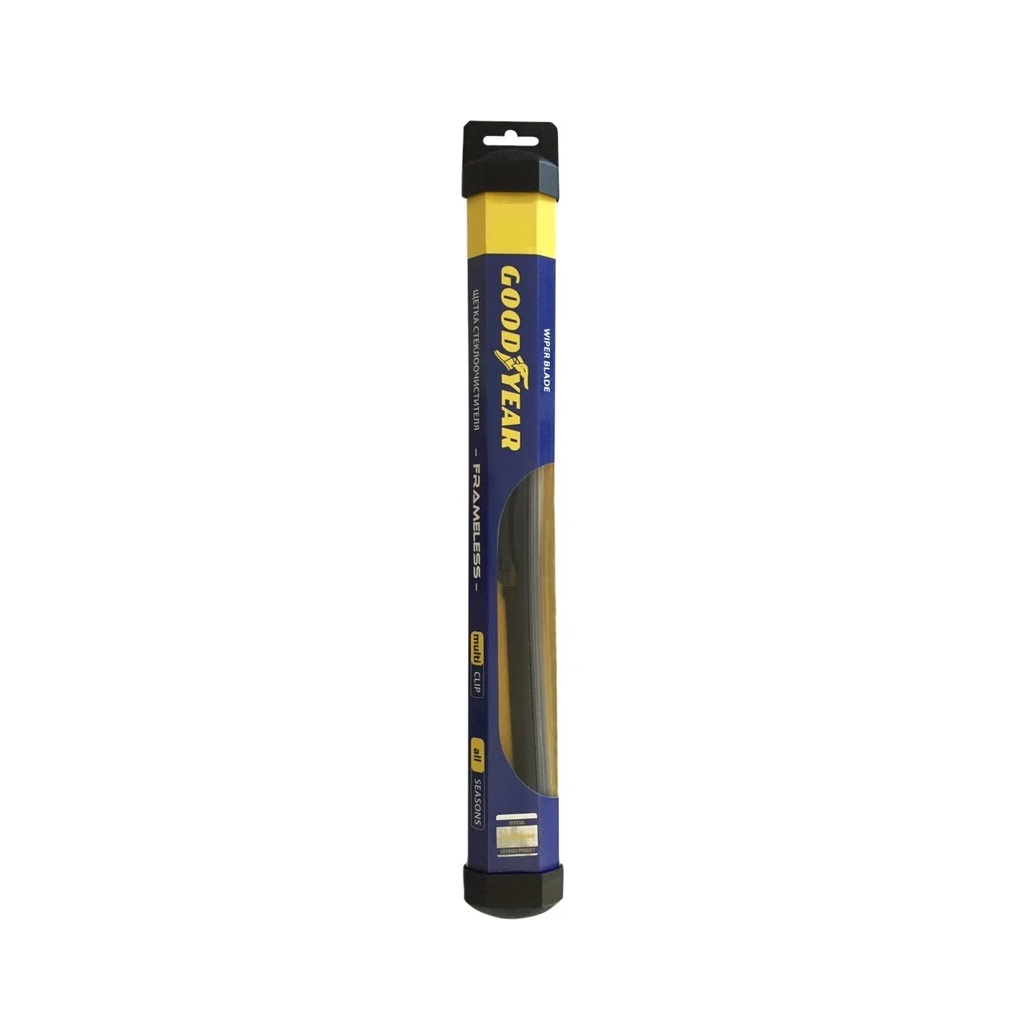 Щетка стеклоочистителя Goodyear Frameless MultiClip GY000416, бескаркасная, всесезонная, 41 см
