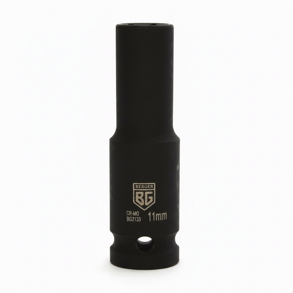 Головка ударная Berger BG2133, удлиненная, торцевая, 1/2